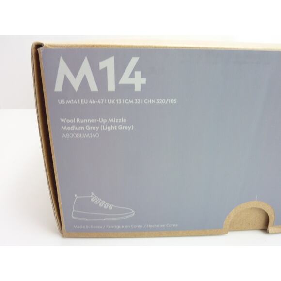 Allbirds Wool Runner-Up Mizzle Light Grey M14 - Picture 7 of 7